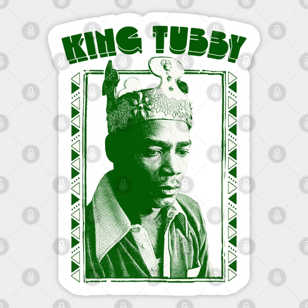 King Tubby Sticker by DankFutura